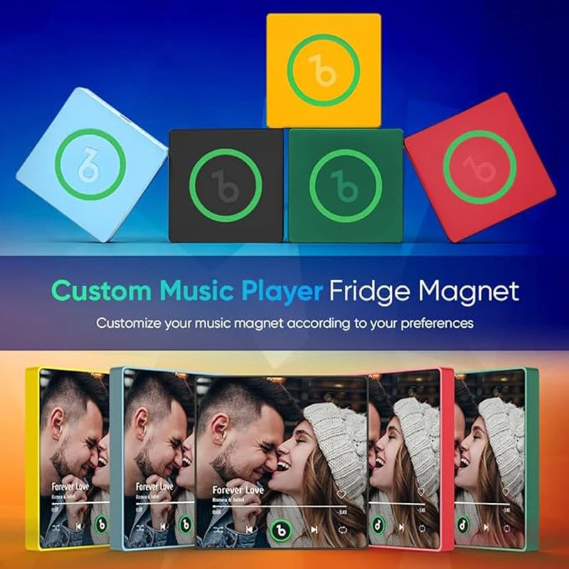 4.0 Gen Music Fridge Magnet with Frame Personalized Refrigerator Magnets