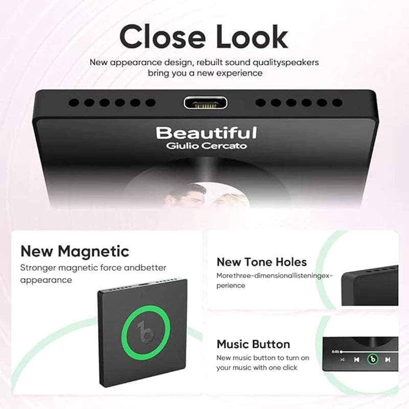 4.0 Gen Music Fridge Magnet with Frame Personalized Refrigerator Magnets