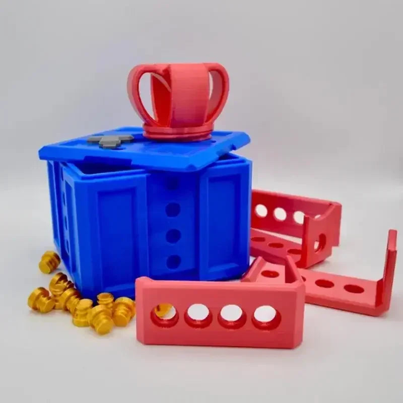 Large Annoying Gift Box with Screws 3D Printed Figurines Miniatures Card Container Prank Screw Box for Fun Household Use