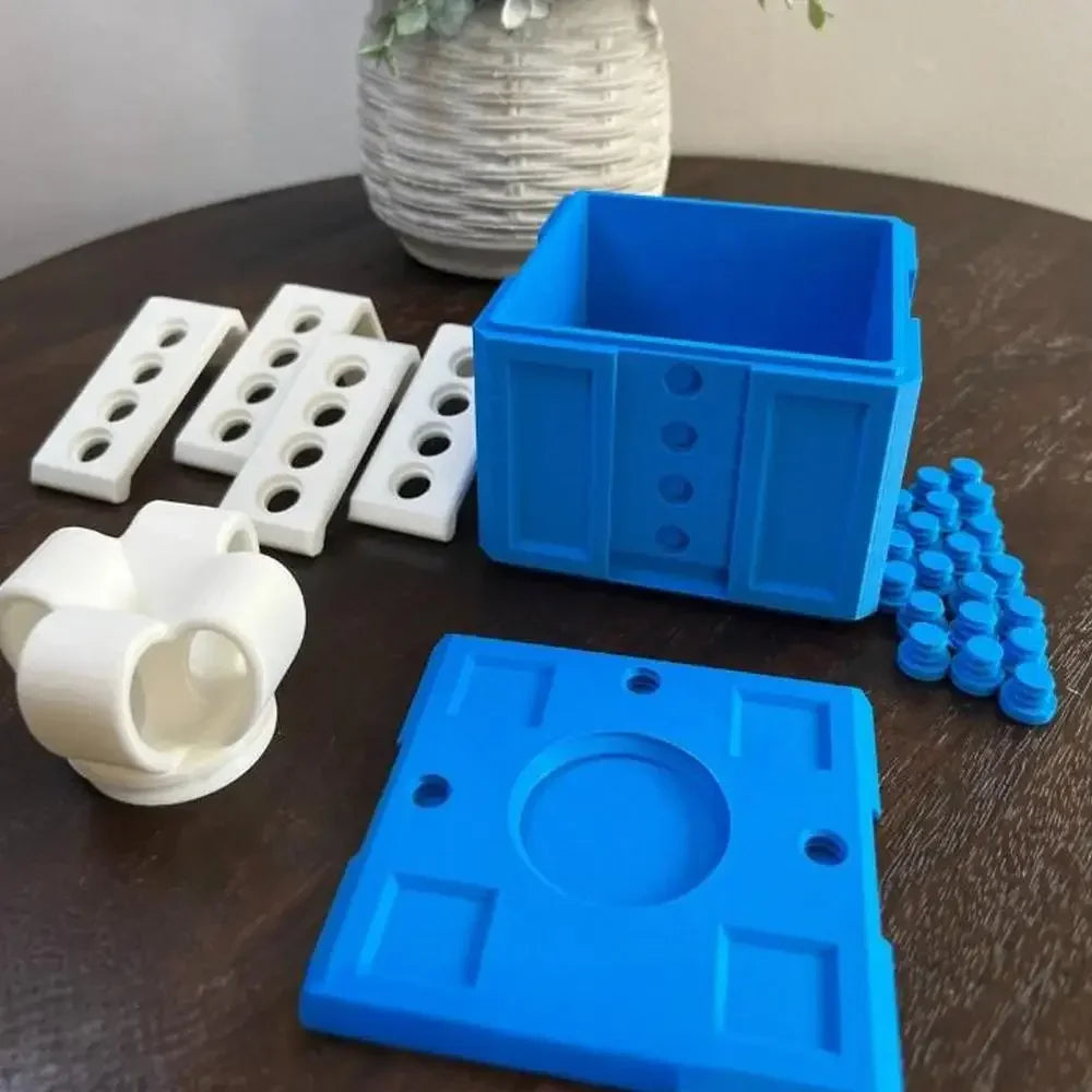 Large Annoying Gift Box with Screws 3D Printed Figurines Miniatures Card Container Prank Screw Box for Fun Household Use