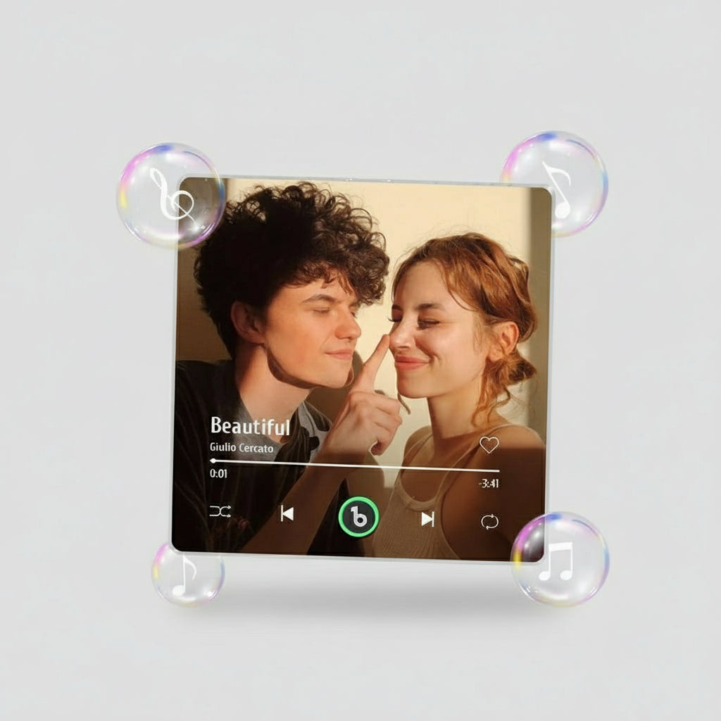 4.0 Gen Music Fridge Magnet with Frame Personalized Refrigerator Magnets