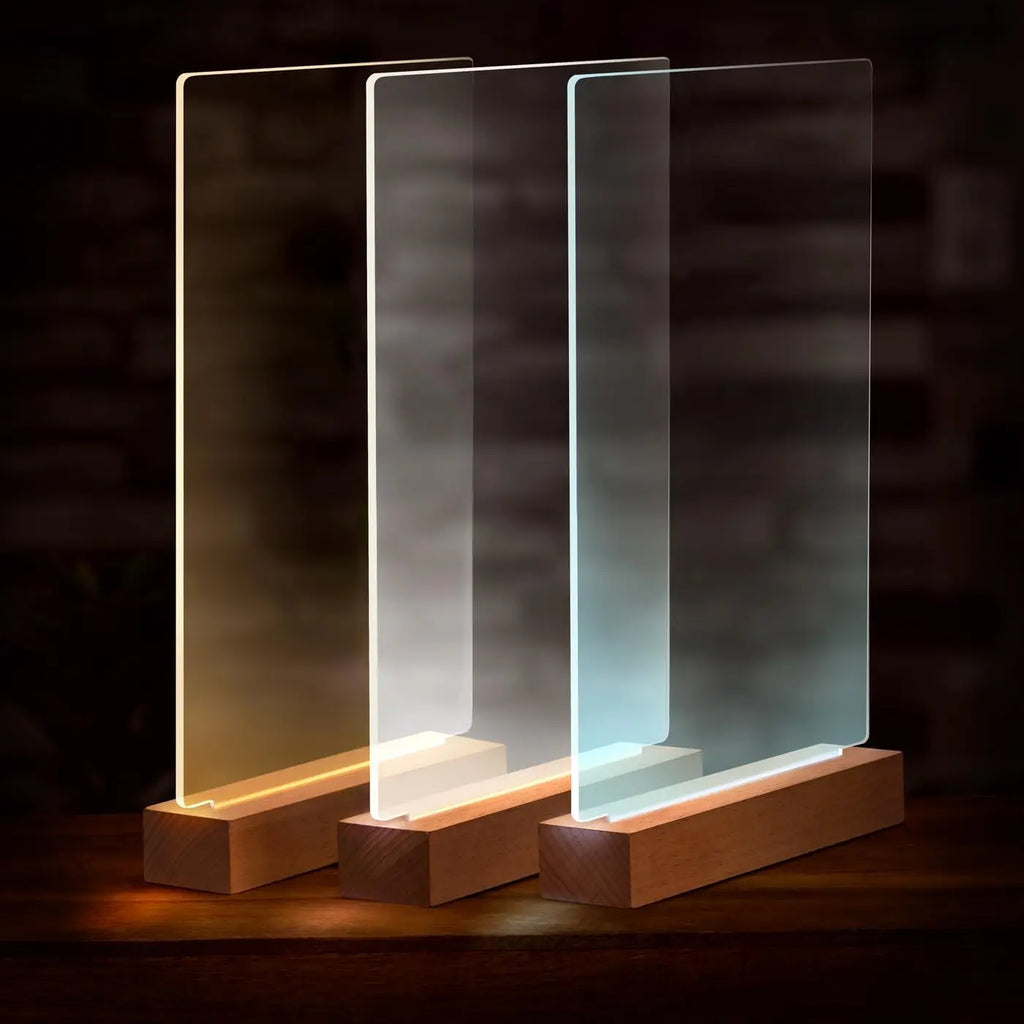 Personalised Acrylic Spotify Music Photo Plaque LED Night Light Custom