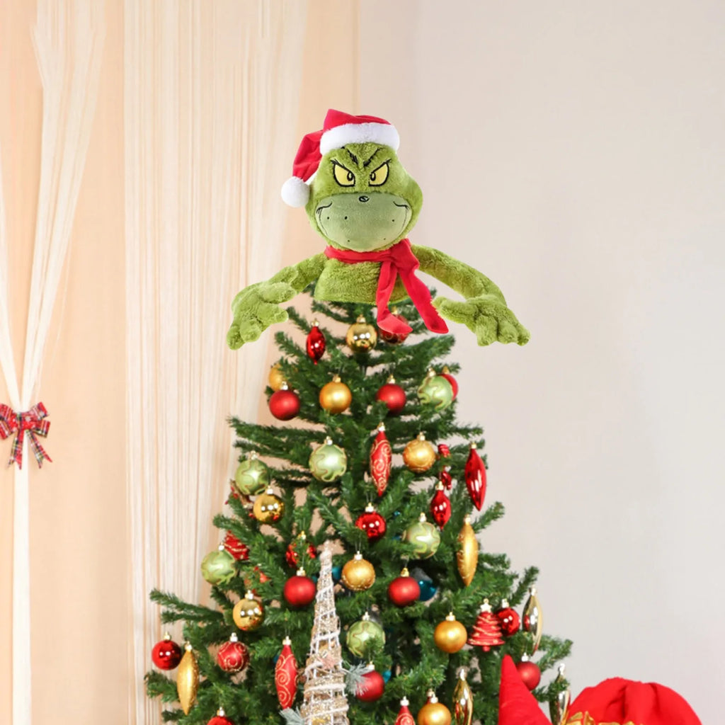 Kawaii Cartoon Plush Doll Toy for Children Desktop Ornament Decor Christmas Halloween Gift Stress Reliever Adult Toy