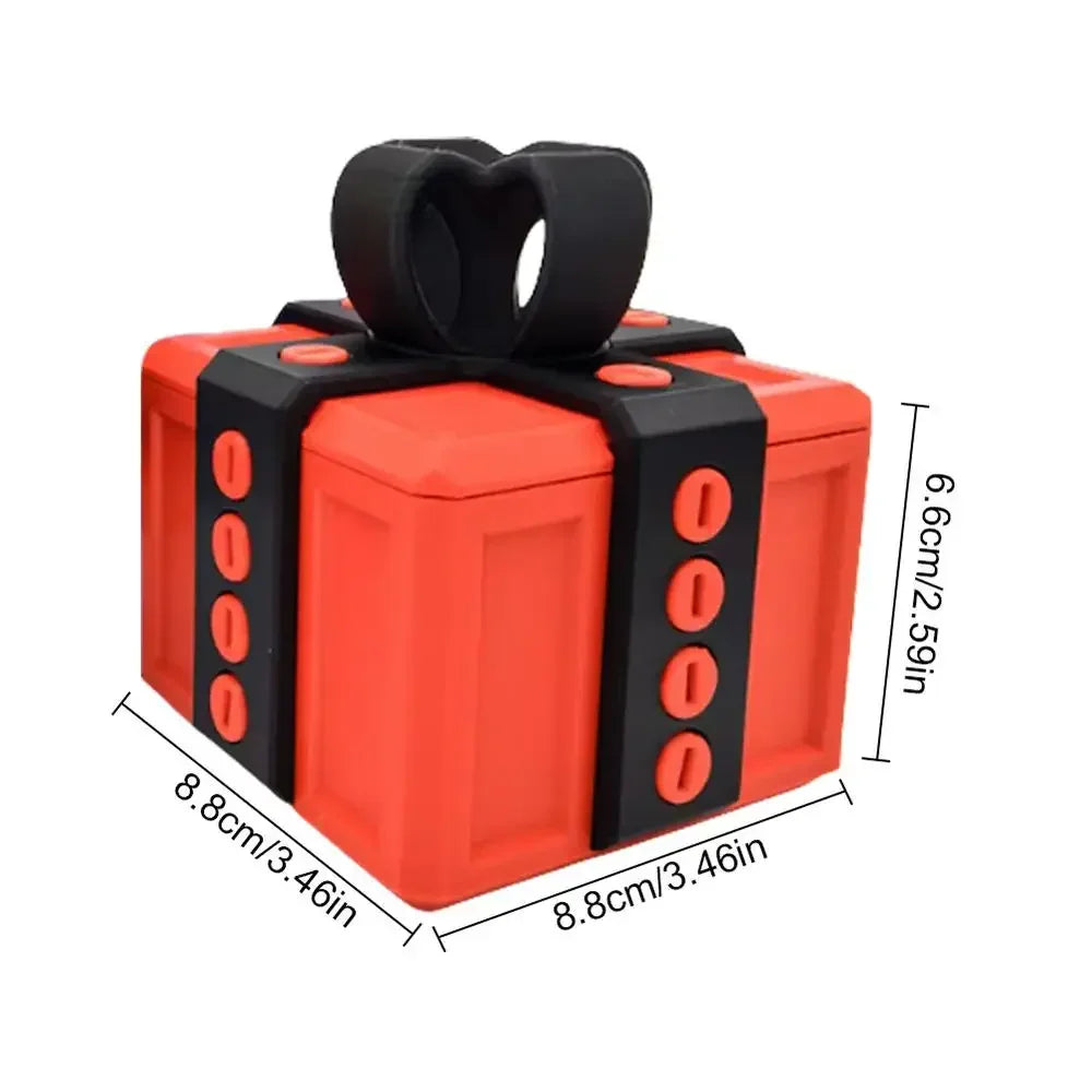 Large Annoying Gift Box with Screws 3D Printed Figurines Miniatures Card Container Prank Screw Box for Fun Household Use