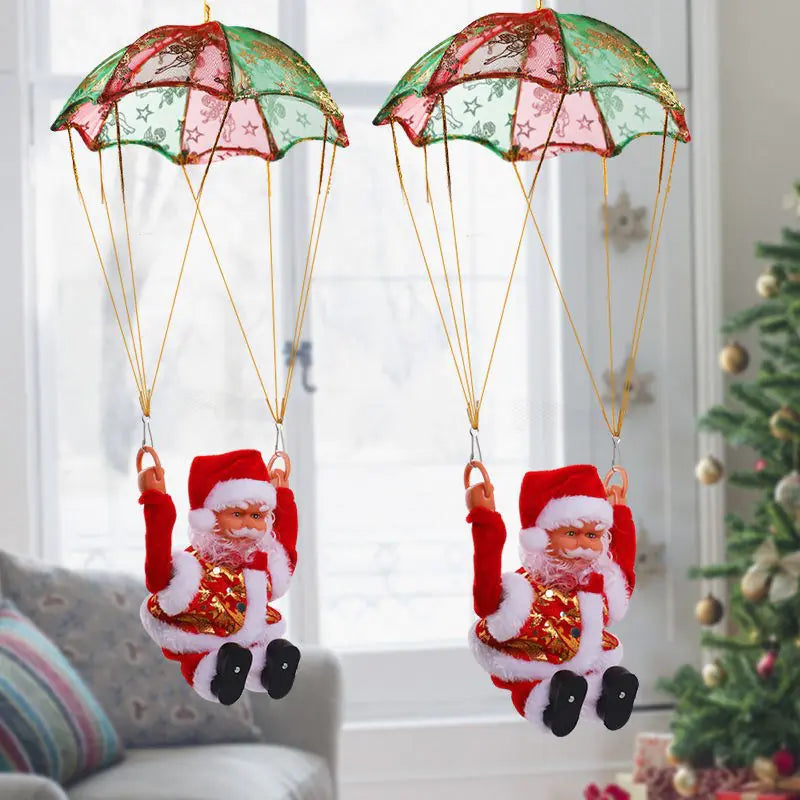 Santa Climber Decoration
